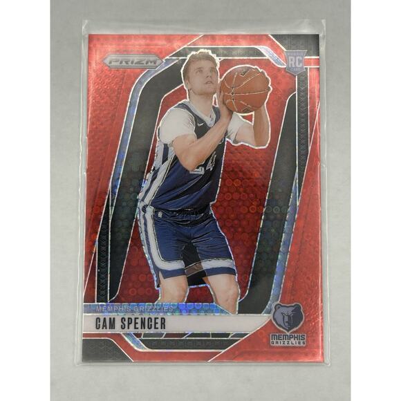 2024-25 Panini Prizm #246 CAM SPENCER Red Fast Break Disco Prizm RC /100 - Picture 1 of 2